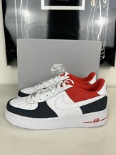 Nike Air Force 1 LV8 GS White Midnight Navy DJ5180-100 Size 6.5Y/ Women  s Sz 8