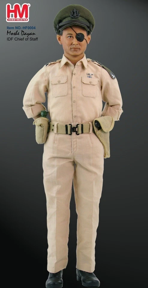 Boneco Hobby Master IDF Chief of Staff Moshe Dayan (1956) 1:6 - Imagem 2 de 4