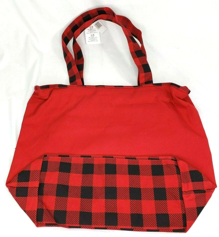 Bolso de Mano Navidad Walt Disney World Mickey & Minnie Candy Cane Heart 2019 NUEVO Foto 2 de 3
