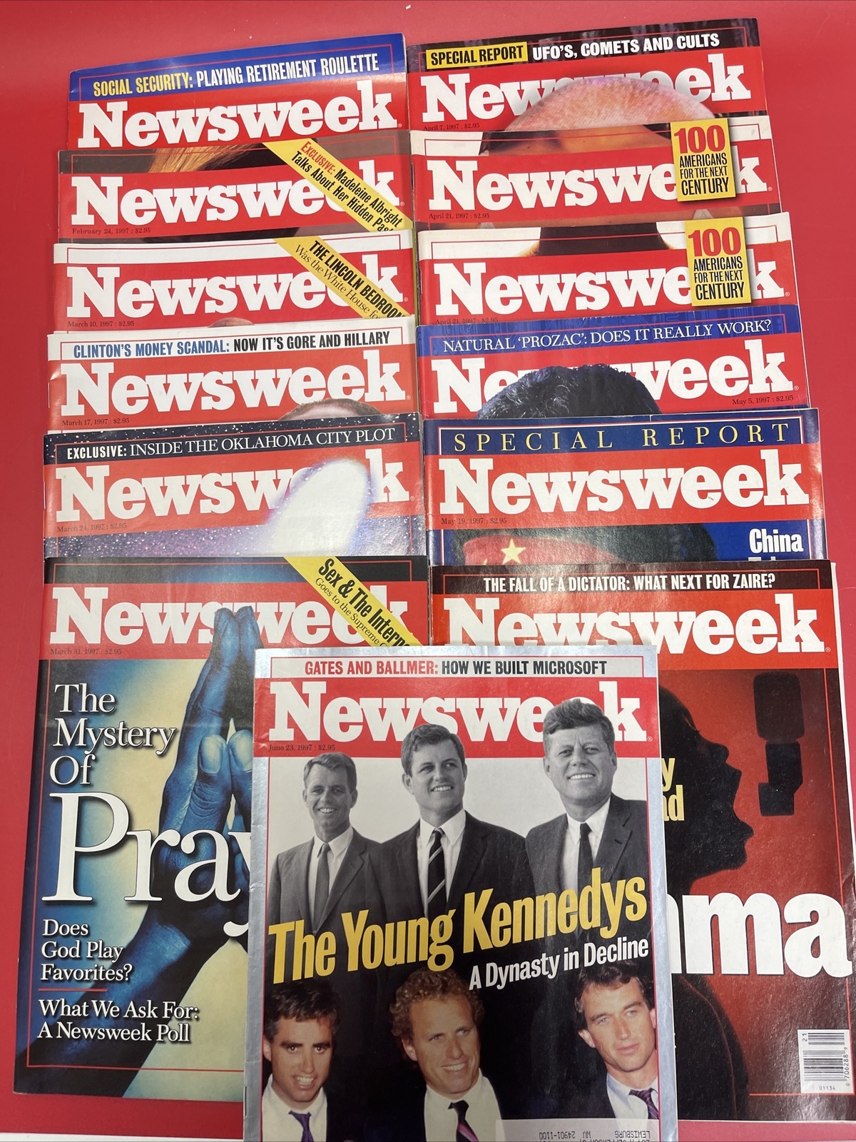 Vintage Newsweek Magazines Lot 13 1997