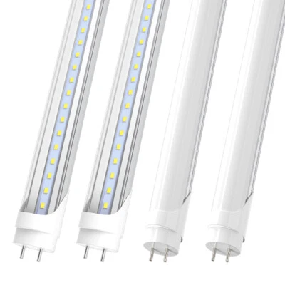JESLED 4FT T8 LED Tube Light Bulbs 22W G13 Garage 4' LED Shop Lights 5000K~6000K