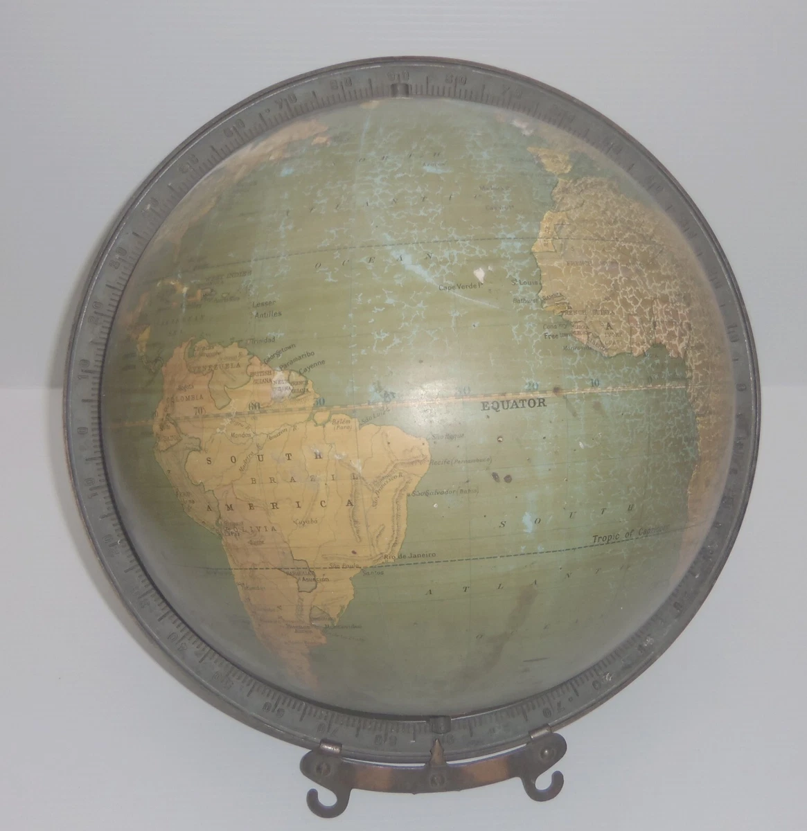 Erdglobus 地球儀 ドイツ製　アンティーク　1940年代　ビンテージ Antique Original 1940-1949 Date Range Antique World Globes