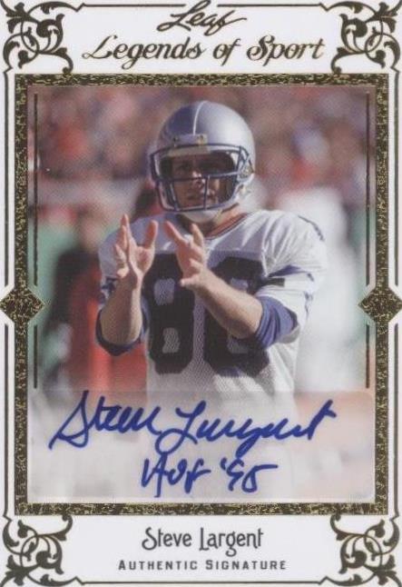 2012 Leaf Legends of Sport Steve Largent #BA-SL1 - 1 of 2