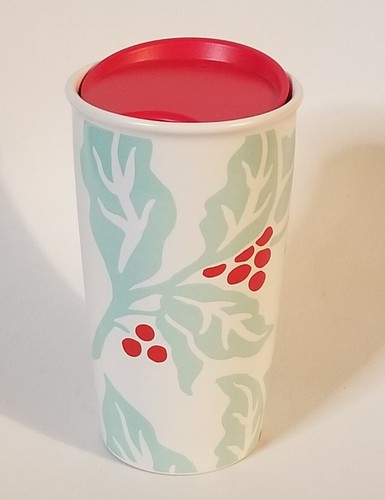 Starbucks 2018 Winter Cherry Berry Ceramic Tumbler 12 fl oz, 355 ml - Picture 3 of 6