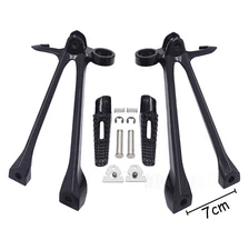 Rear Passenger Foot Pegs Brackets  Aluminum BlackFor 2009- 2016 Suzuki GSXR 1000