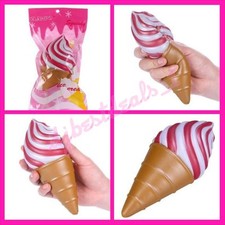 Vlampo Squishy Ice Cream Cone Slow Rising Original Packaging Gift Decor Toy