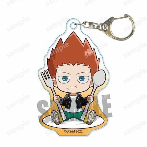 Mob Psycho 100 Kageyama Shigeo Keychain Acrylic Bag Pendant Keyring Cosplay Gift - Picture 3 of 17