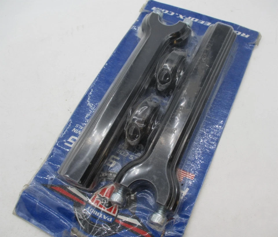 Elevadores retroceso Harley Rox Speed FX Patriot Series negros 8" poste 4R-PR8-01 Foto 4 de 4