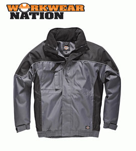 Dickies Industria 300 Invierno Chaqueta de Trabajo, Impermeable, Dos Tonos gris Dickies Industria 300 Invierno Chaqueta de Trabajo, Impermeable, Dos Tonos gris