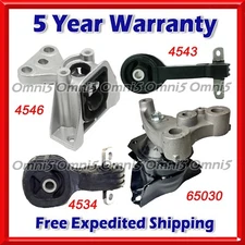 O156 Fits 2006-2011 Honda Civic 1.8L Sedan AUTO Motor & Transmission Mount 4pc