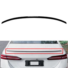 Rear Trunk Lid Spoiler Wing Lip For BMW 5 Series I5 G60 525i 530i 2024-25 Black