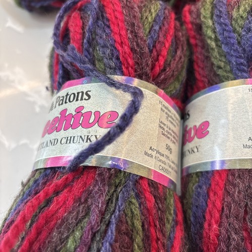 Yarn 7 X 50 g Skeins Patons Beehive Shetland Chunky 2264 75% Acrylic, 25% Wool - Picture 5 of 5