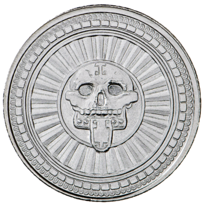 Aztec God of Death | Mictlantecuhtli - 1 oz .999 Fine Silver Round