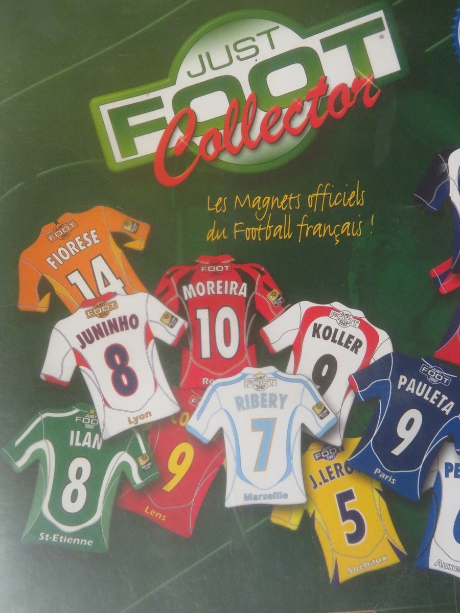 Lot De 12 Magnets Just Foot 2009 - Paris, Maillots Ligue 1