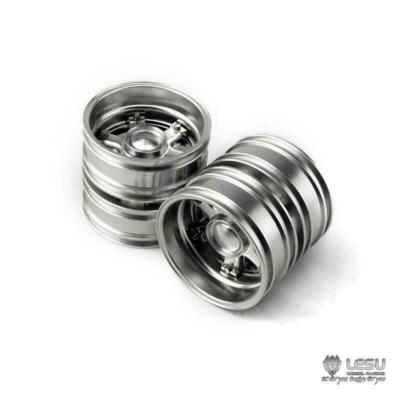 LESU Rear Metal Wheel Hub W-2046 for 1/14 DIY Tamiye Model RC Tractor Truck Hex