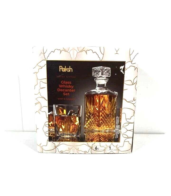 Redding joggen zoogdier Glass Decanter & Whisky Set - Paksh Italian Crafted 711717439174 | eBay