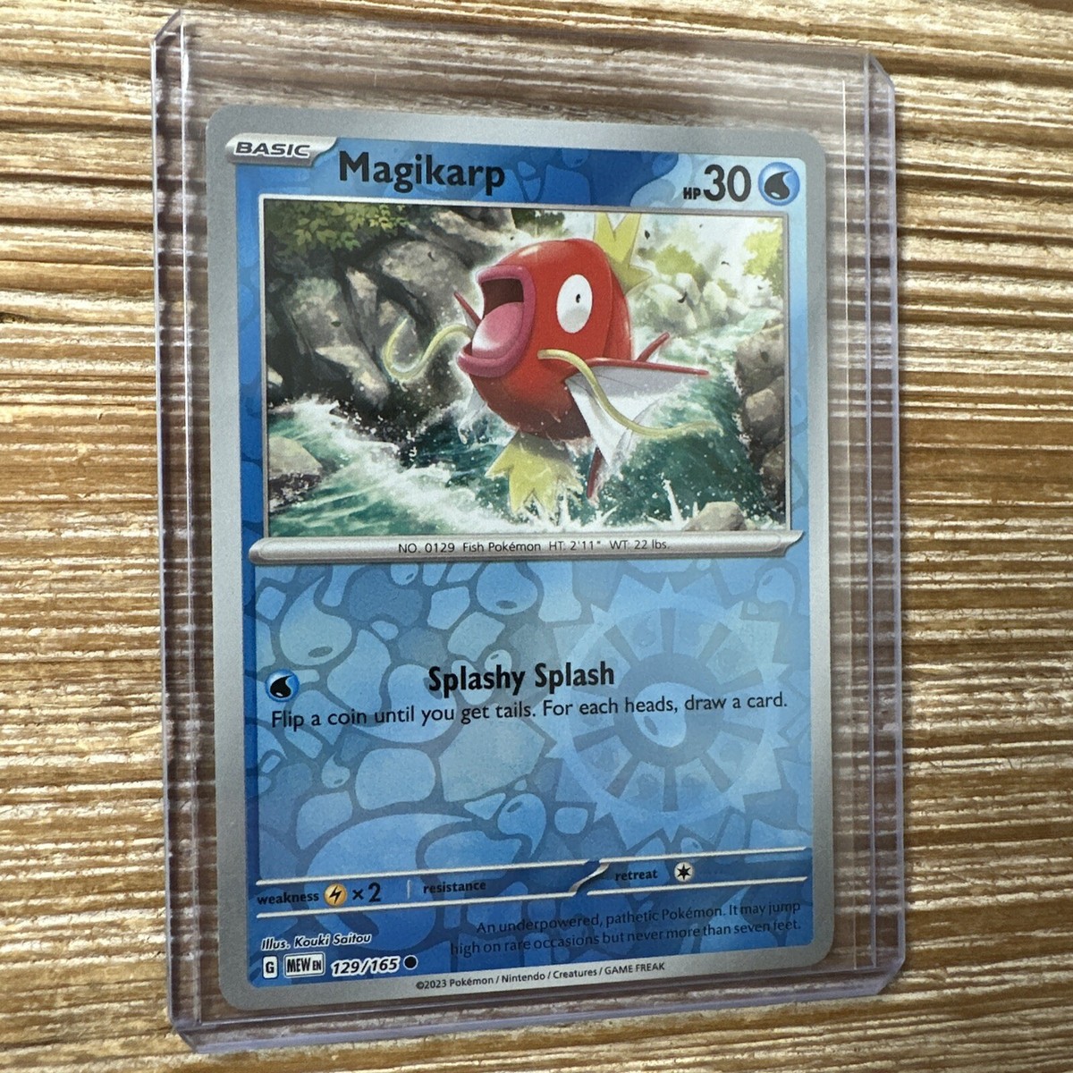 Magikarp 129/165 Reverse Holo Scarlet & Violet 151 Common Pokémon