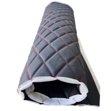 Tessuto Schiuma Trapuntato Texture Traforata 1M Ecopelle Filo Rosso Schiuma Supporto