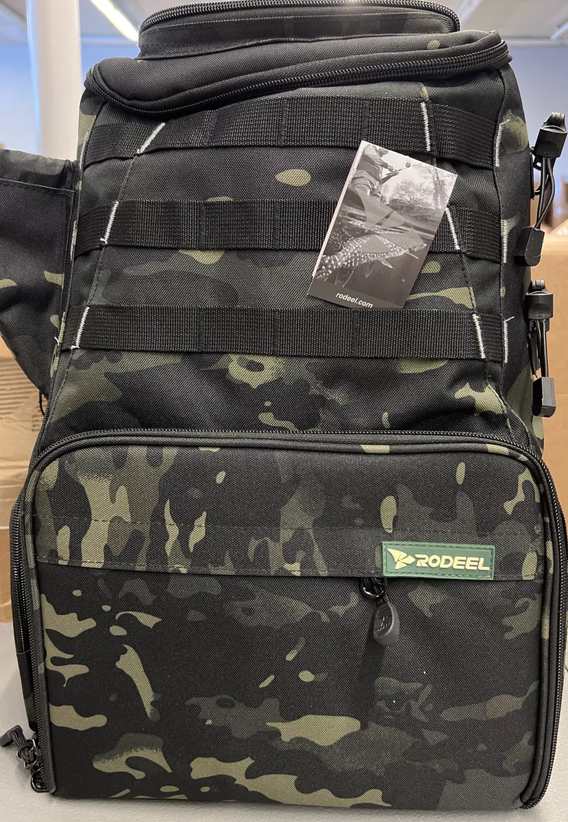 Camouflage Backpack with 4 Tackle Boxes – Rodeel Fishing