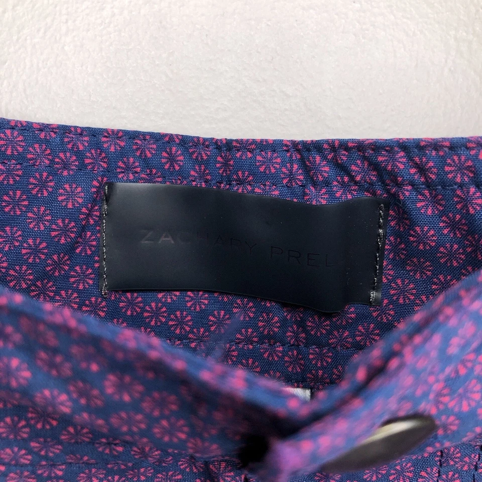 Bañador Zachary Prell Board Shorts Traje de baño Forrado en la playa para hombre 34 azul margarita Foto 3 de 4