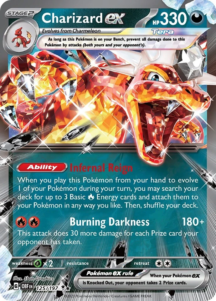 Charizard ex 125/197 SV03: Obsidian Flames