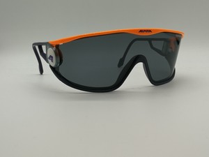 VINTAGE ALPINA HARDCOATED OVERSIZED SHIELD SUNGLASSES MADE IN GERMANY