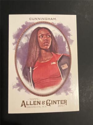 2017 Topps Allen & Ginter #70 Vashti Cunningham Track & Field High Jump USA