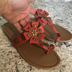 montego bay club flower flip flops