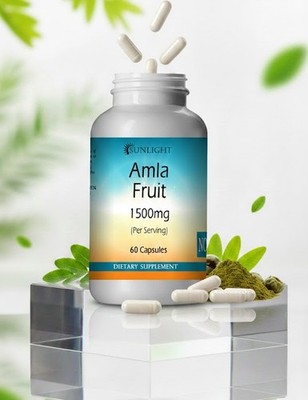AMLA 60 CAPSULES PURE INDIAN GOOSEBERRY SUPPLEMENT