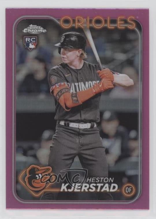 2024 Topps Chrome Pink Refractor Heston Kjerstad #142 1dd7