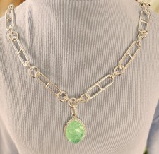 BP Resort Wear Necklace On Rhodium Pl & Mint ...