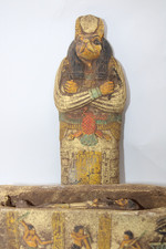 Ancient Egyptian Anubis Ushabti Mummified Stone Statue Antique Tomb Collectible
