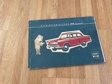 DKW Junior Betriebsanleitung Original Auto Union Oldtimer Handbuch