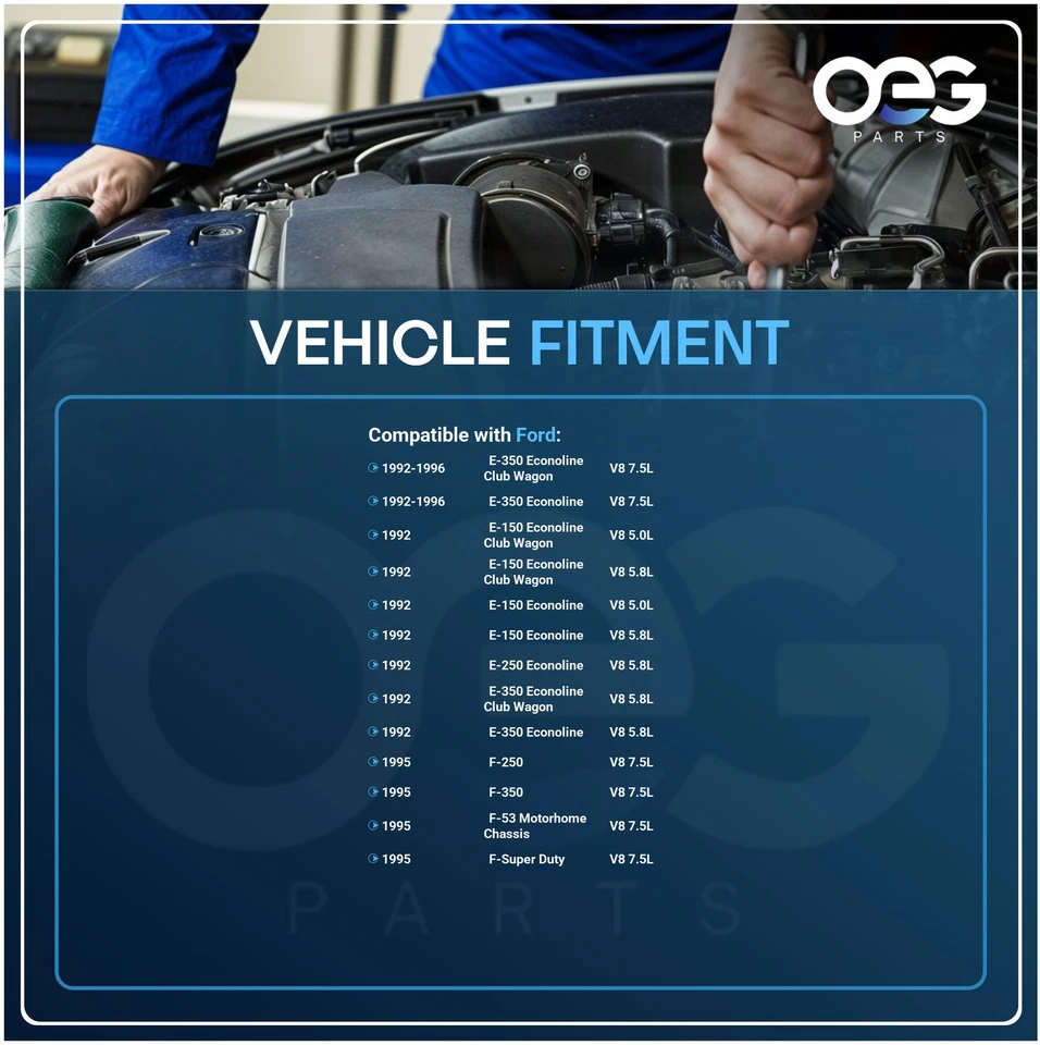 New Alternator For Ford E-350 Econoline V8 7.5L 92-96 90-02-5194 7758-P57A 66433 - Image 4 of 4