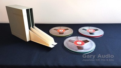 BASF LP 35 LH 18 cm 550 m Recording Tape Three Reels Box Set