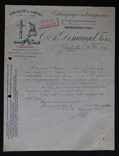 Rechnung 1905 CHARLEVILLE Spezialität von LANCES STAMPAGE EMBRASSURE...