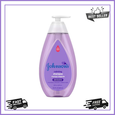 Johnson'S Baby Calming Shampoo, No More Tears Baby Hair Shampoo, 20.3 Fl. Oz