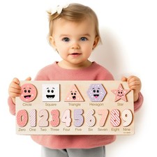 Wooden Puzzle for Toddlers, Boy and Girl, Personalized Montessori Toy Puzzle,...