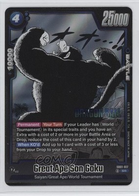 2025 Dragon Ball Super CCG - Fusion World: Manga (SB01) SR Great Ape Son Goku