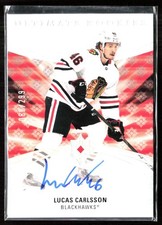Lucas Carlsson 2020-21 Upper Deck Ultimate Collection RC Auto /299 #156 Chicago