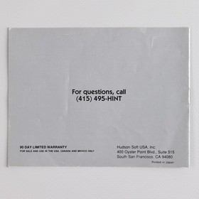 Jackie Chan's Action Kung Fu Nintendo NES Game Manual/Instruction Booklet Only