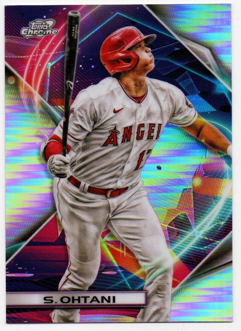 2022 TOPPS COSMIC CHROME SHOHEI OHTANI #14 REFRACTOR