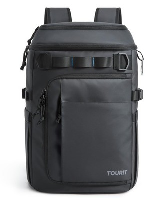 TOURIT Cooler Backpack 32 Cans Large Capacity Insulated Backpack Cooler Black
