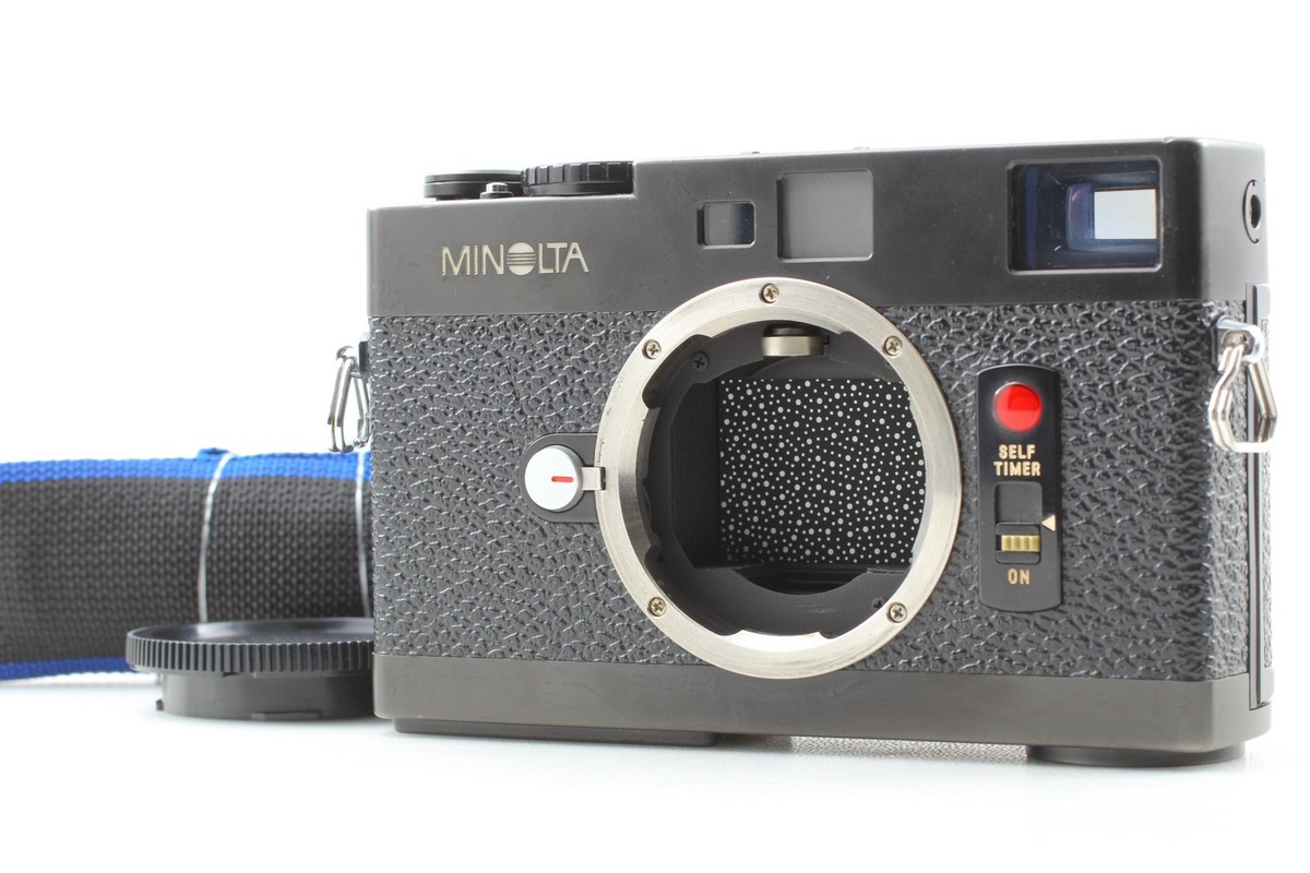 Film Camera Minolta Cle Flash Minolta CLE Black Body With M-Rokkor
