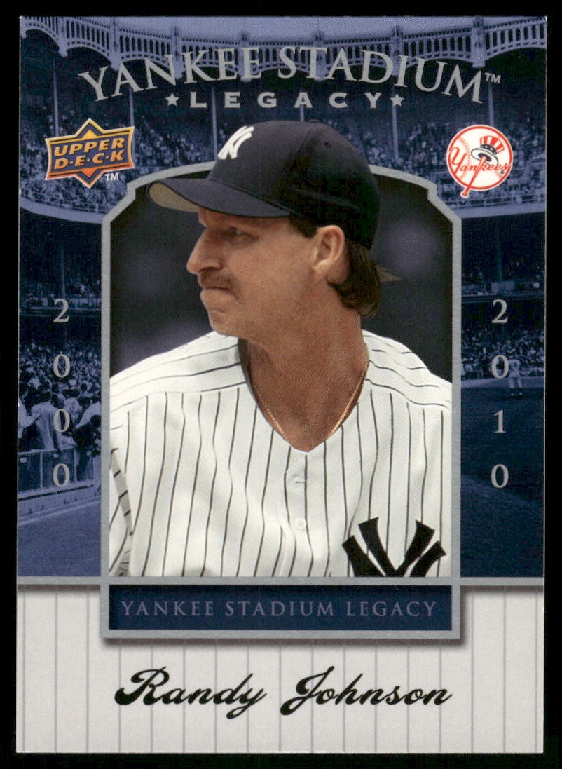 Randy Johnson 2008 Upper Deck Yankee Stadium Box Set New York Yankees #98 NM