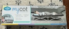 Regalo Portable My Cot, Gray, Toddler Cot, 48" Long,24.5" Wide,Ages 2 to 5 Years