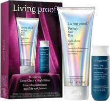 Living Proof Deep Clean + High Shine Limited Hair Gift Set | High-Shine Gloss +