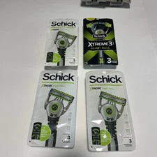 4 packs Schick Xtreme3 Pivot Ball Disposable Razors Brand New Sealed 
