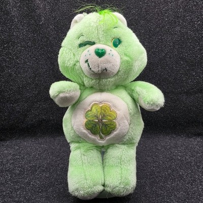 Vintage Kenner 1983 Care Bear Good Luck Bear Plush Green