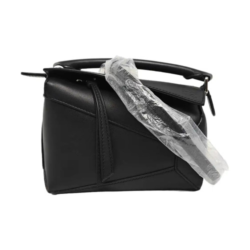 LOEWE Puzzle Handbags Leather Black Free Shipping | Duties Paid